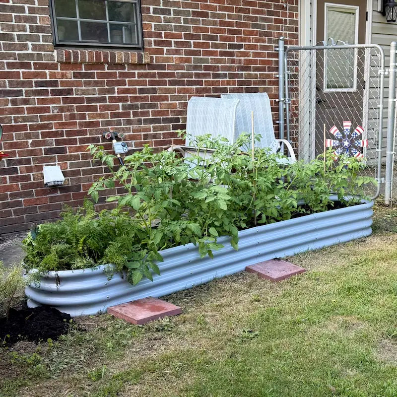 Annoell 12" Tall 10x2x1 ft Modular Raised Garden Bed