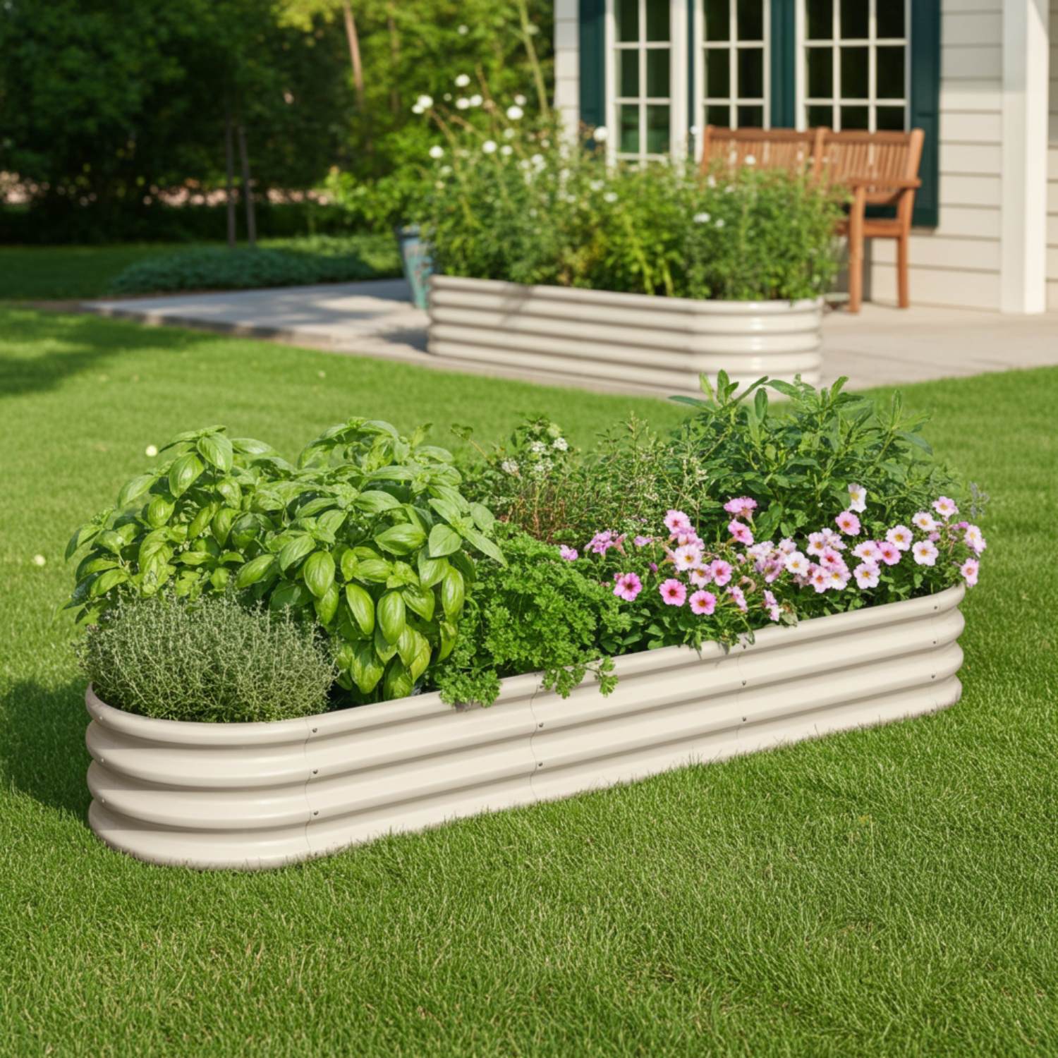 6-pack 12" Tall 6x2x1 ft Raised Garden Bed Kits