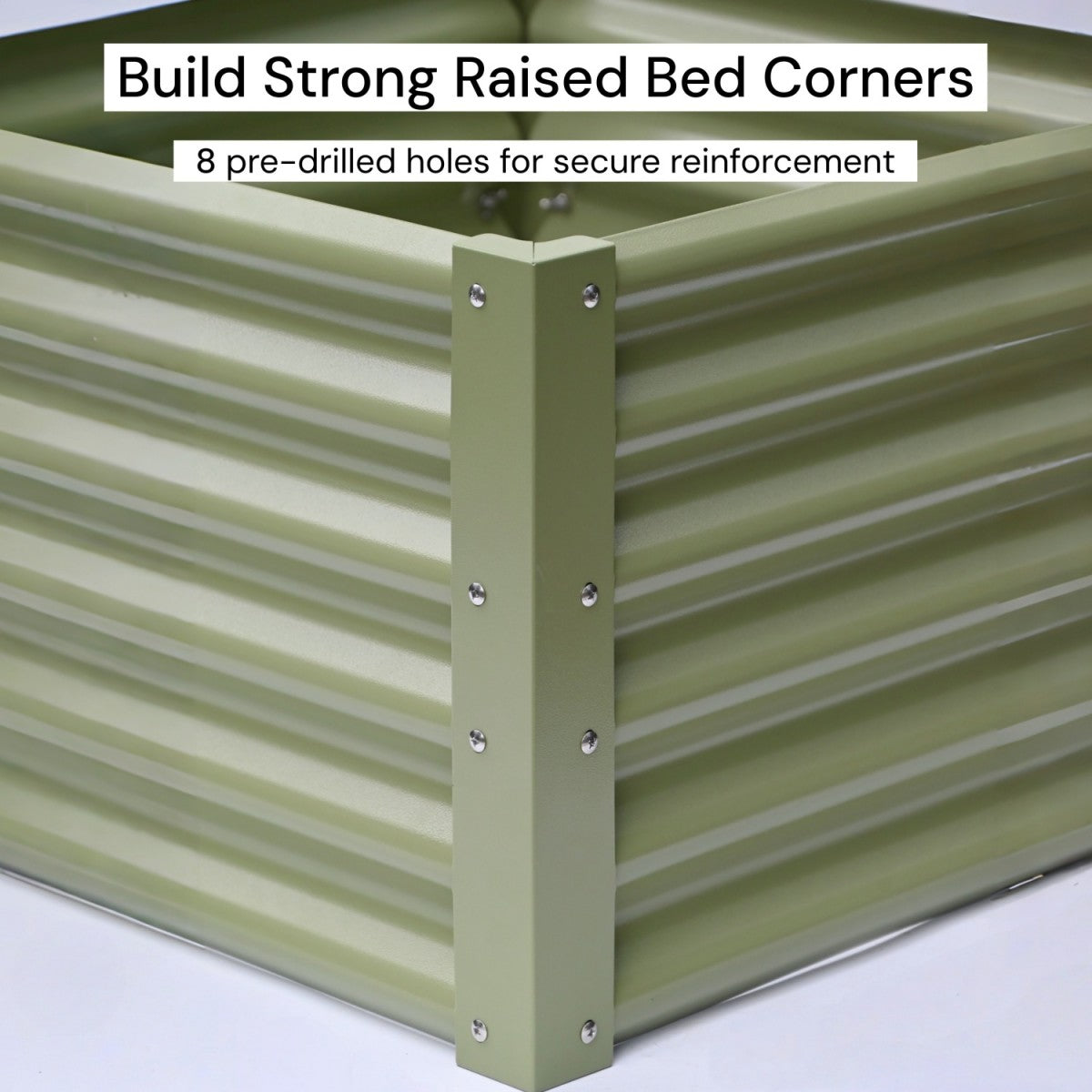 Annoell 18" Garden Bed Corner Brackets, 4-Pack DIY Extension