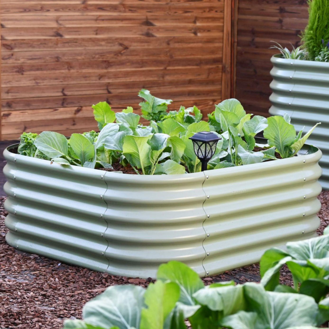 Annoell 4x4x1.5 ft Raised Garden Bed - 18" Tall