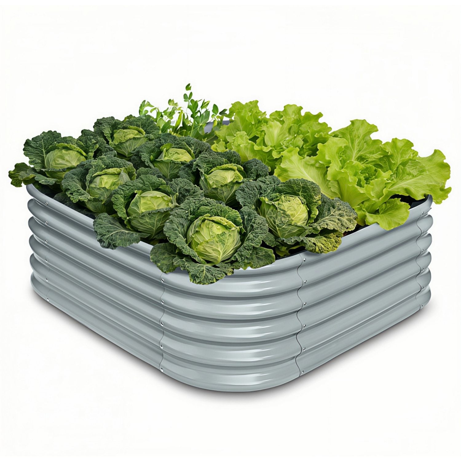 Annoell 4x4x1.5 ft Raised Garden Bed - 18" Tall