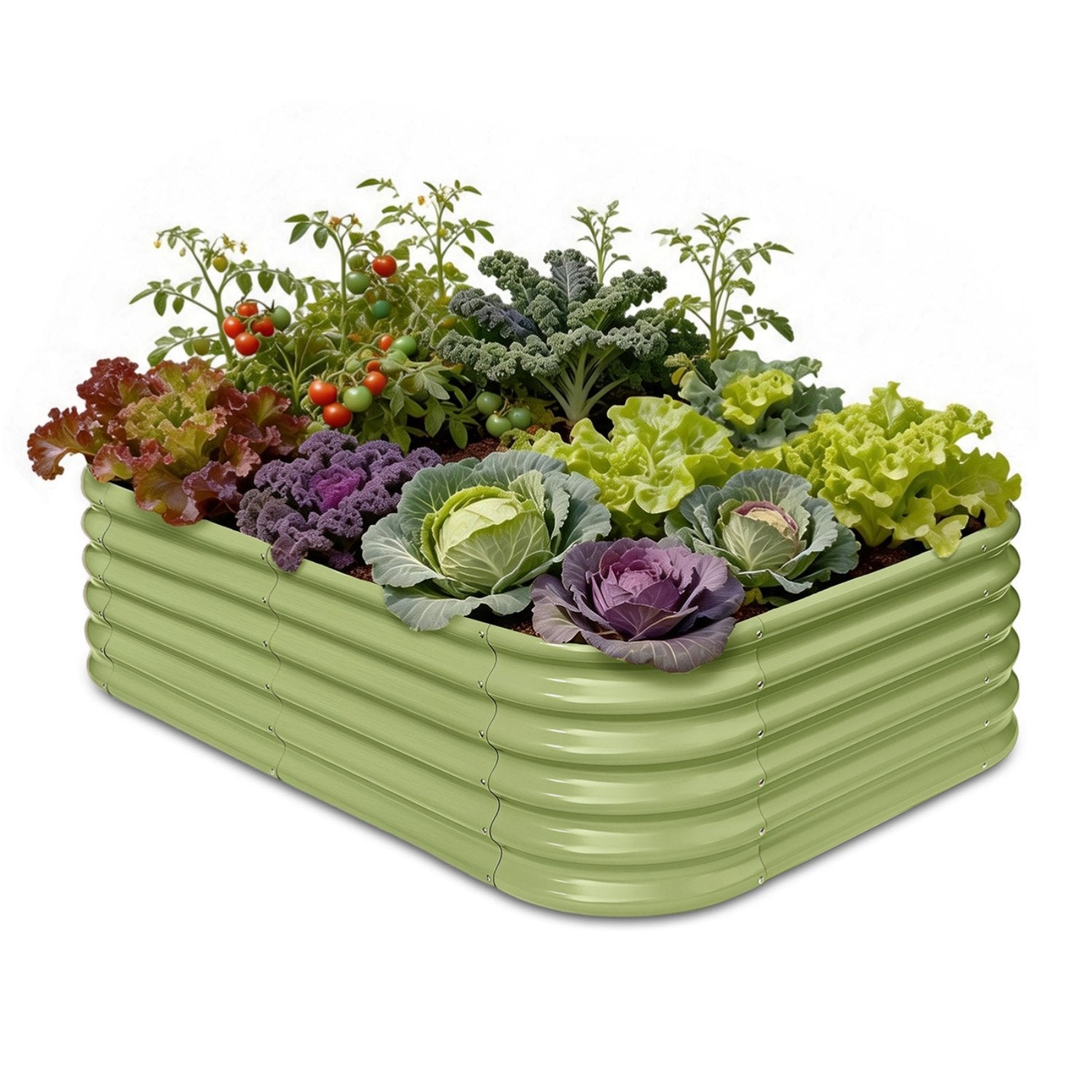 Annoell 18" Tall 6x4x1.5 ft Modular Raised Garden Bed