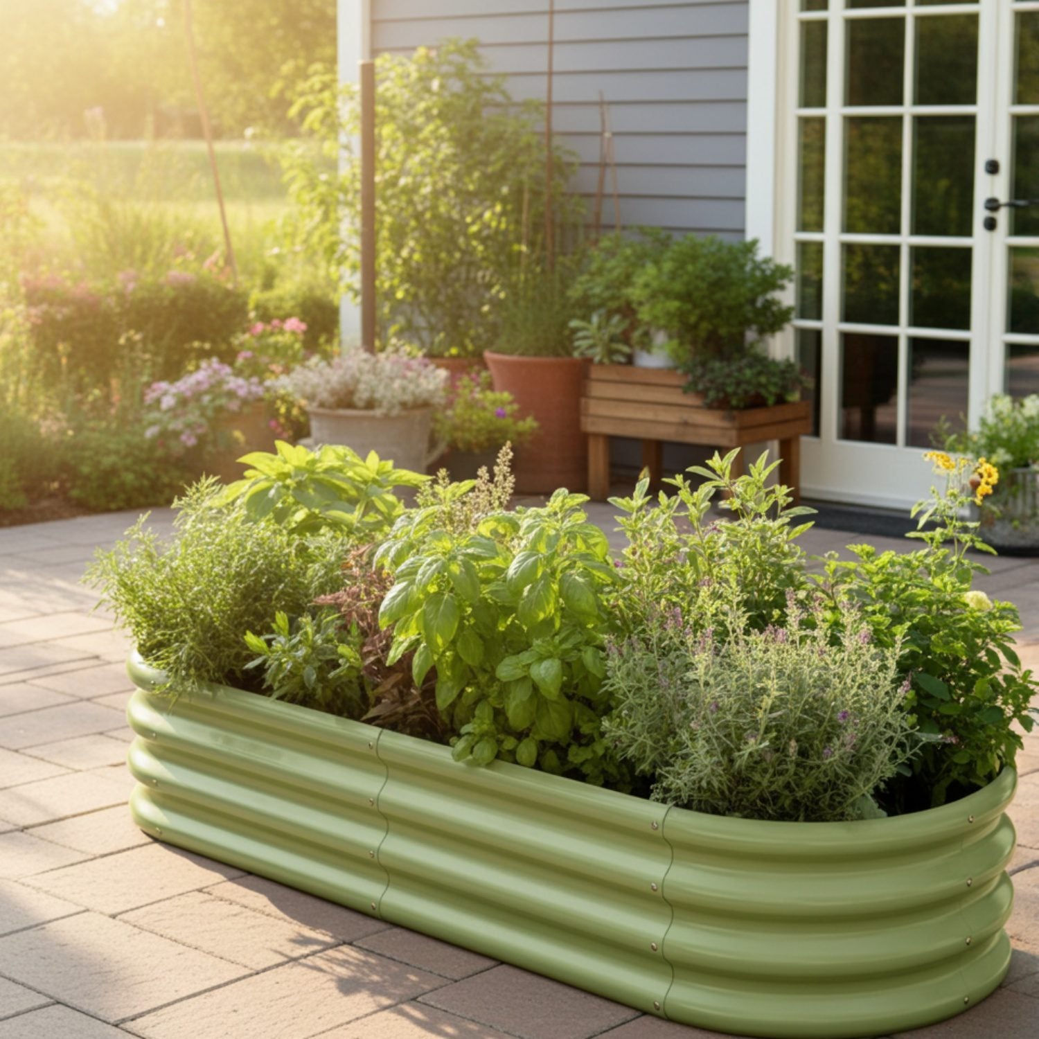 Annoell 12" Tall 6x2x1 ft Modular Raised Garden Bed