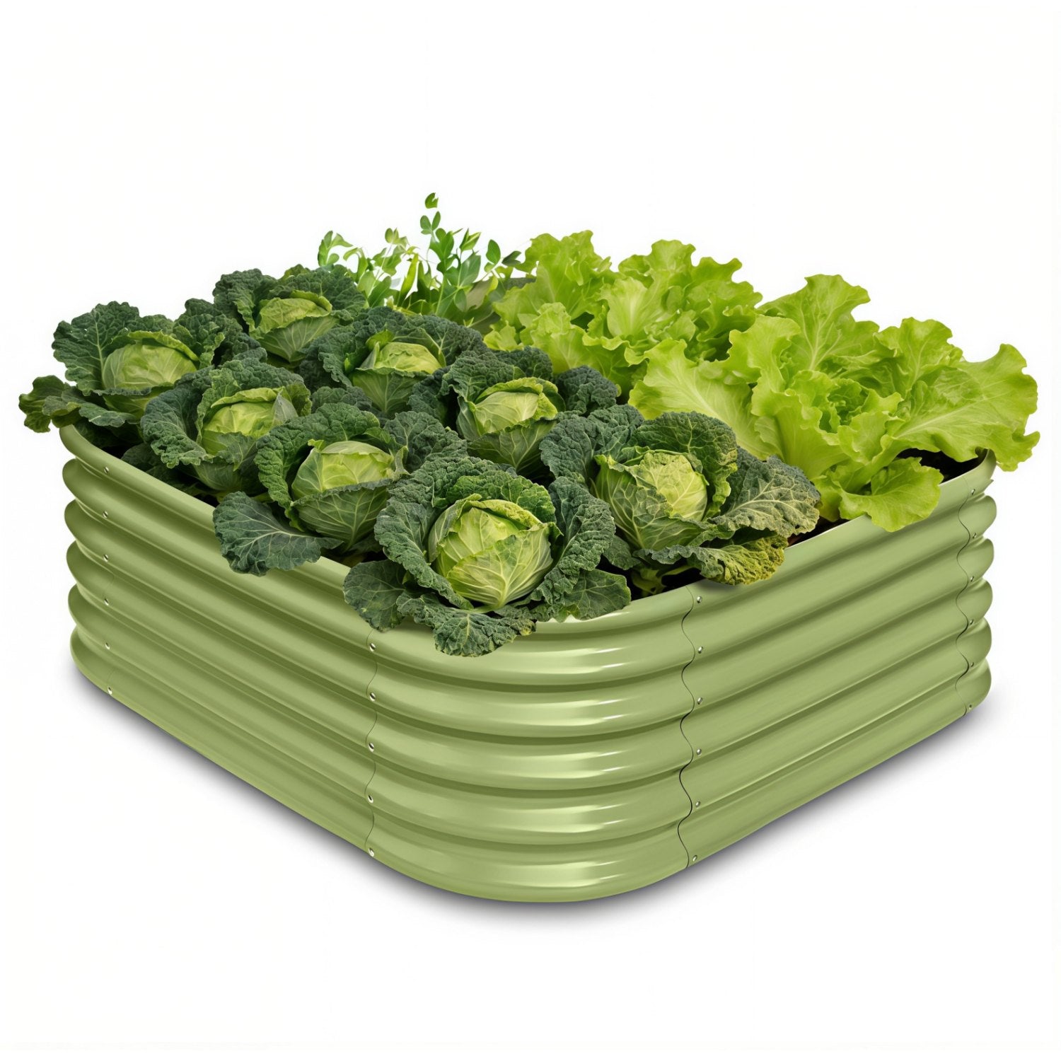 Annoell 4x4x1.5 ft Raised Garden Bed - 18" Tall
