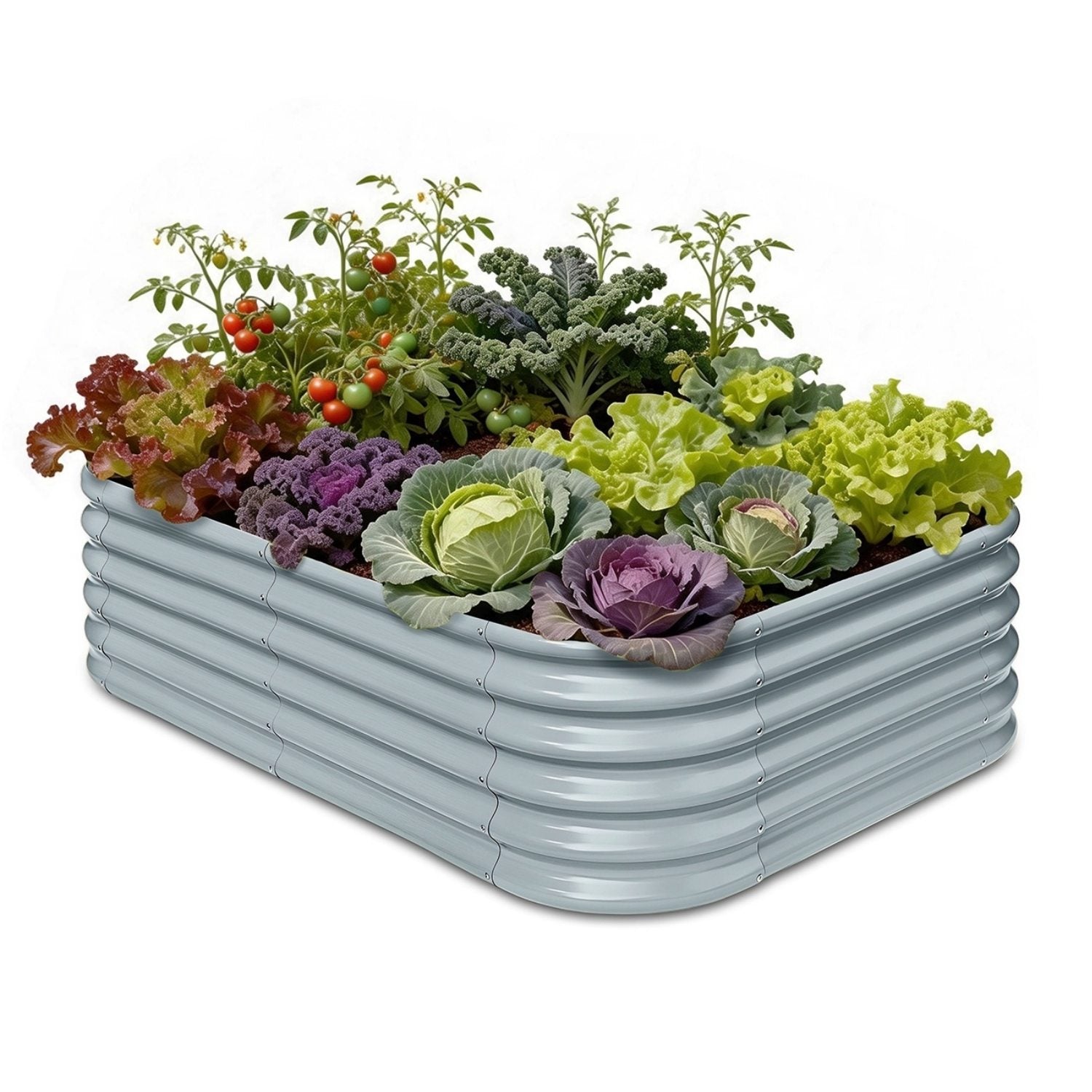 Annoell 18" Tall 6x4x1.5 ft Modular Raised Garden Bed