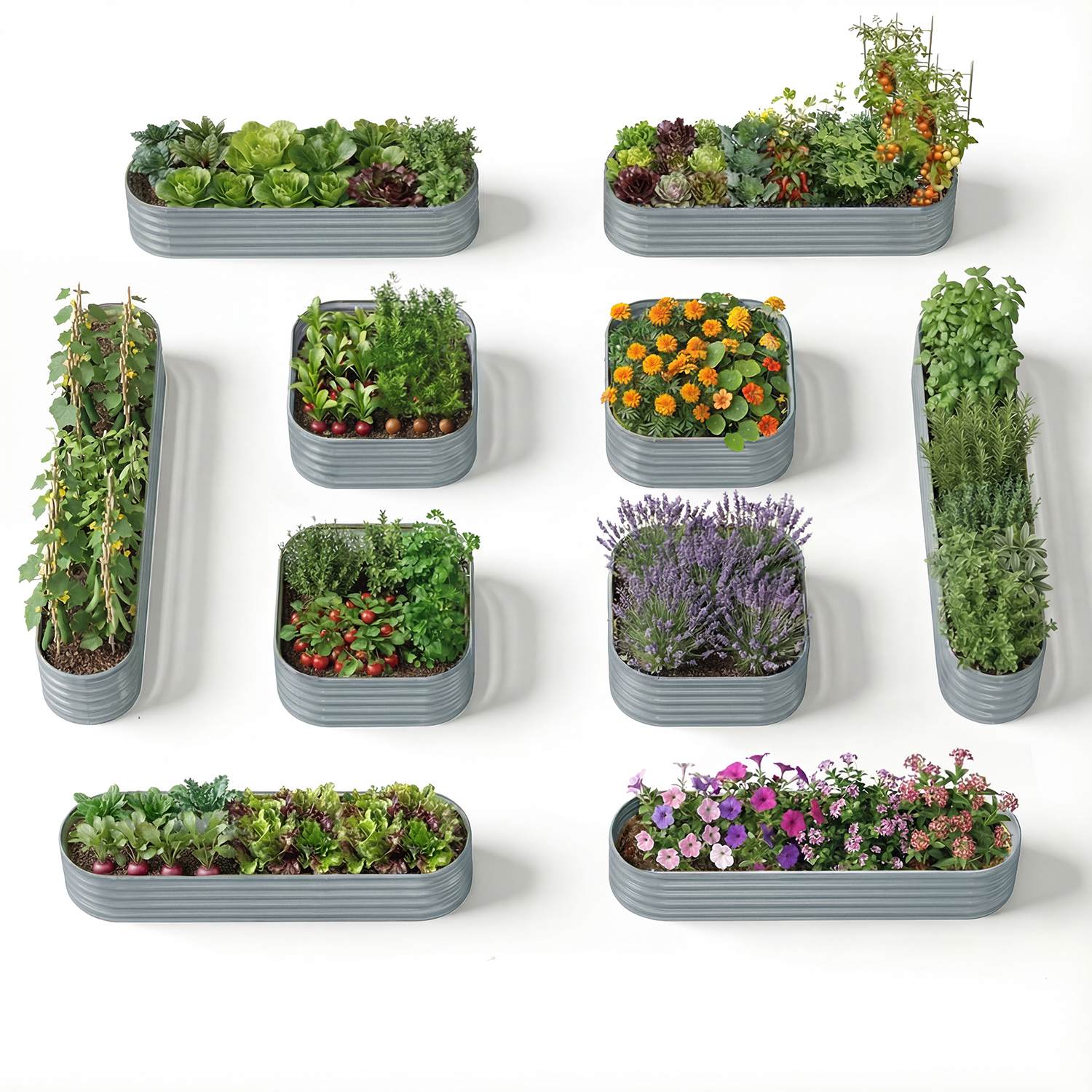 Compact Backyard Garden Layout – 18