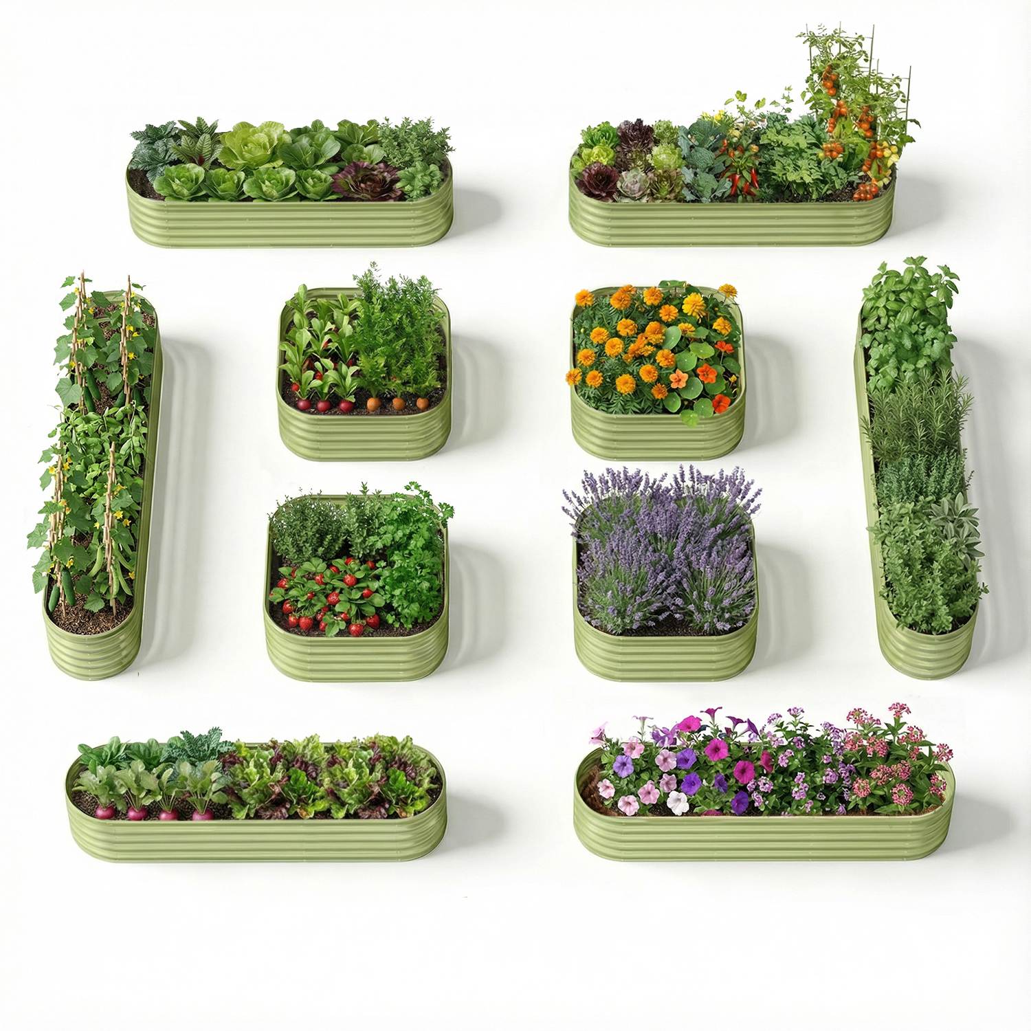 Compact Backyard Garden Layout – 18