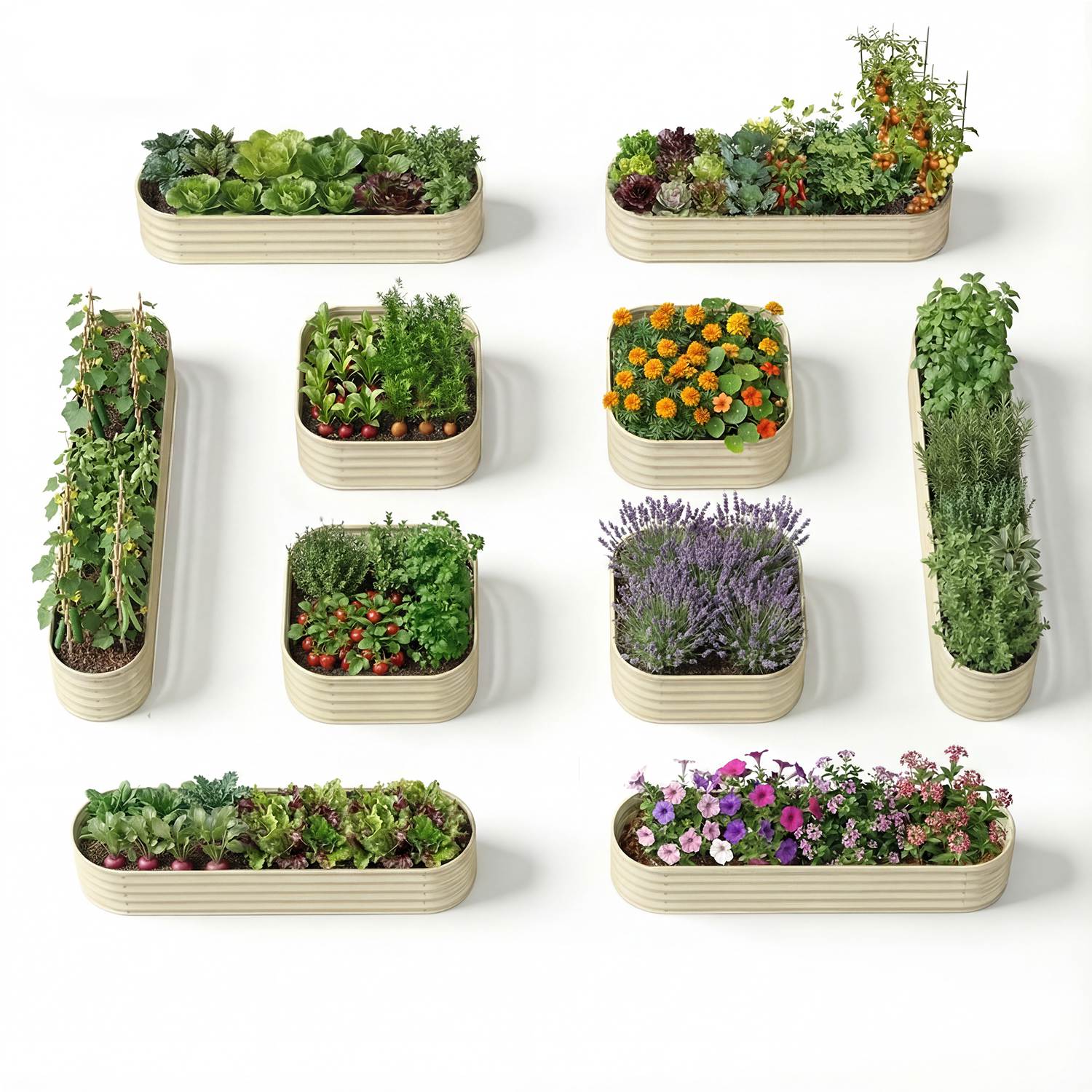 Compact Backyard Garden Layout – 18